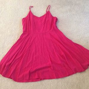 Pink Old Navy spaghetti strap dress